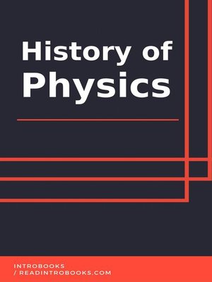 cover image of History of Physics